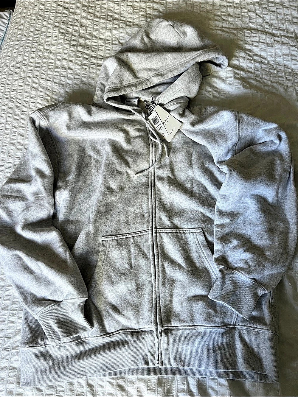 Aritzia Cozy Sweatfleece Boyfriend Zip Hoodie Medium NWT